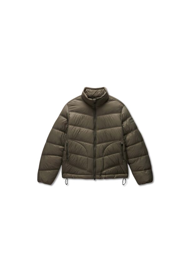 Damska kurtka puchowa Napapijri A-Ega. Kolor: zielony. Materiał: puch