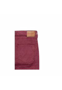 Wrangler - WRANGLER HIGH RISE SKINNY DAMSKIE SPODNIE SZTRUKSOWE SZTRUKS AMARANTH W27HWLP36. Materiał: sztruks #3