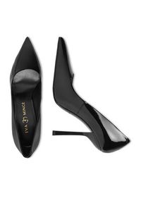 Eva Minge Szpilki EO-ESME-808-Y5P Czarny. Kolor: czarny. Materiał: lakier, skóra. Obcas: na szpilce #6