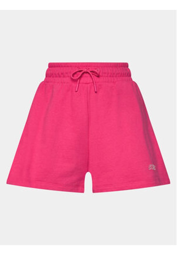 Guess Szorty sportowe Eleanora V4RD04 KC5O0 Różowy Relaxed Fit. Kolor: różowy. Materiał: bawełna