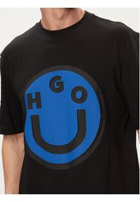Hugo T-Shirt Nimper 50513189 Czarny Regular Fit. Kolor: czarny. Materiał: bawełna #5