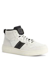Tommy Jeans Sneakersy Tjw Retro Basket Mc Wl EN0EN02398 Biały. Kolor: biały. Materiał: skóra #7