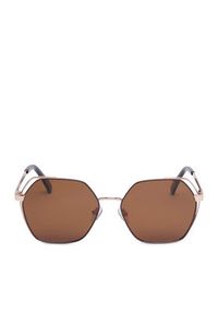 Nine West Okulary przeciwsłoneczne CEO-NW55240S Złoty. Kolor: złoty #3