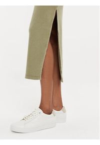 Calvin Klein Jeans Sukienka letnia J20J223052 Zielony Slim Fit. Kolor: zielony. Materiał: bawełna. Sezon: lato