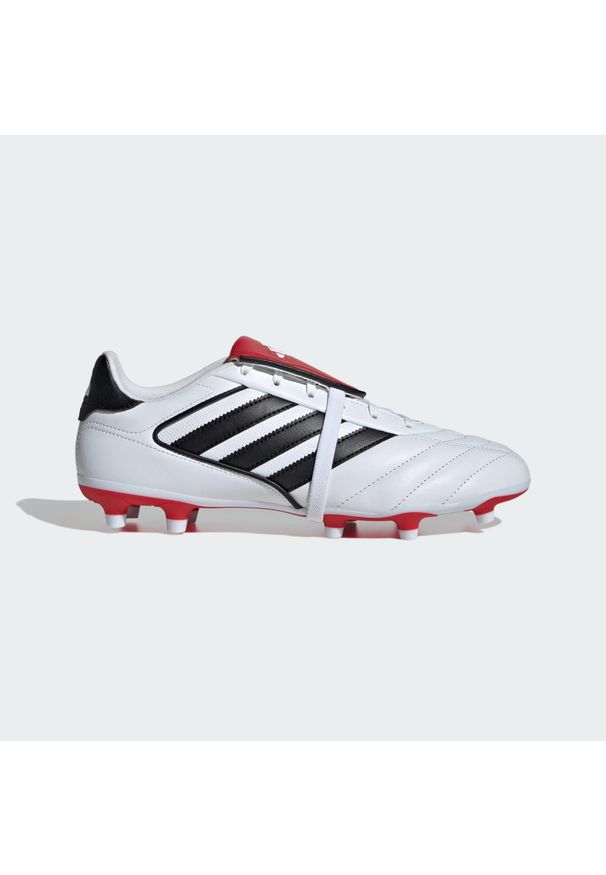 Adidas - Buty Copa Gloro 2 FG. Kolor: czerwony, biały, wielokolorowy, czarny. Materiał: skóra. Sport: piłka nożna