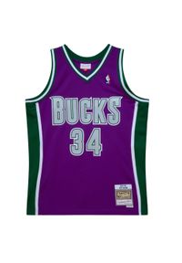 Mitchell & Ness - Koszulka NBA Milwaukee Bucks Ray Allen 2001/02. Kolor: fioletowy. Sport: koszykówka #1