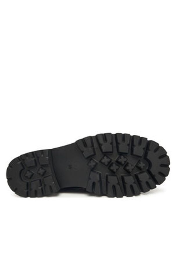 TwinSet - TWINSET Loafersy 252TGT080 Czarny. Kolor: czarny. Materiał: skóra