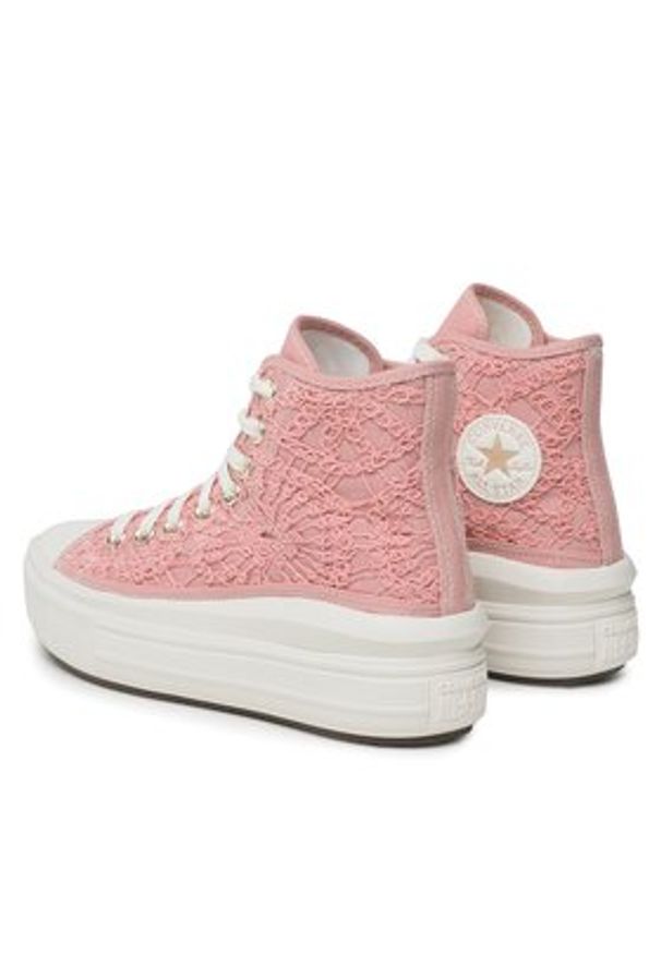 Converse Trampki Chuck Taylor All Star Move A03951C Różowy. Kolor: różowy. Materiał: materiał