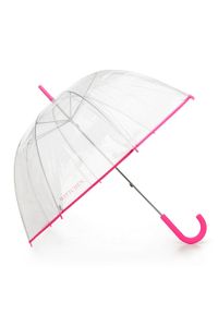 Wittchen - Parasol transparentny różowy. Kolor: różowy. Materiał: poliester #1