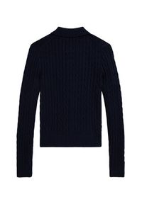 Polo Ralph Lauren Kardigan 211971881501 Granatowy Slim Fit. Typ kołnierza: polo. Kolor: niebieski. Materiał: bawełna #2