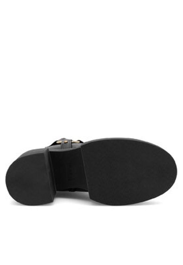 Eva Minge Botki HONDA-03 Czarny. Kolor: czarny. Materiał: skóra