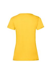 FRUIT OF THE LOOM - Koszulka Damska Valueweight. Kolor: żółty, pomarańczowy, wielokolorowy