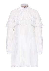 Babylon Sukienka koktajlowa N_E00724 Biały Relaxed Fit. Kolor: biały. Styl: wizytowy #5