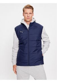 Puma Bezrękawnik Teamliga 657968 Granatowy Regular Fit. Kolor: niebieski. Materiał: syntetyk. Długość rękawa: bez rękawów