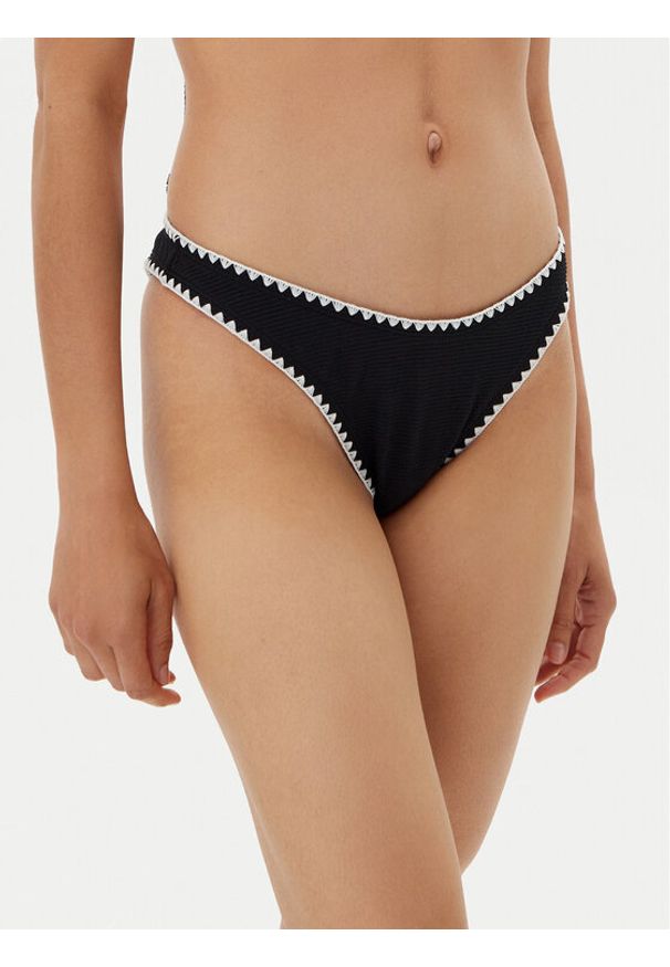 Hunkemöller Dół od bikini Kenya 301881 Czarny. Kolor: czarny. Materiał: syntetyk