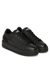 Love Moschino - LOVE MOSCHINO Sneakersy JA15305G0NIAL00A Czarny. Kolor: czarny. Materiał: skóra #6
