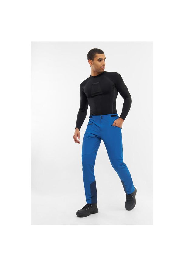 Spodnie trekkingowe męskie Viking Expander Warm. Kolor: niebieski. Sezon: lato. Sport: turystyka piesza