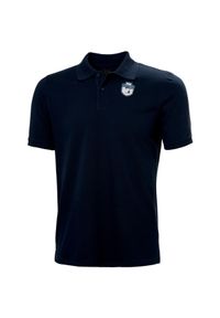 Polo Helly Hansen Marstrand. Typ kołnierza: polo. Kolor: niebieski. Materiał: bawełna. Styl: klasyczny