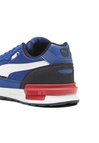 Puma - Młodzieżowe buty sportowe Graviton PUMA Clyde Royal White Black Blue. Okazja: na co dzień. Kolor: biały, wielokolorowy, niebieski