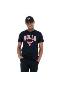 Koszulka męska New Era NOS NBA Regular Tee Chicago Bulls. Kolor: wielokolorowy, czarny