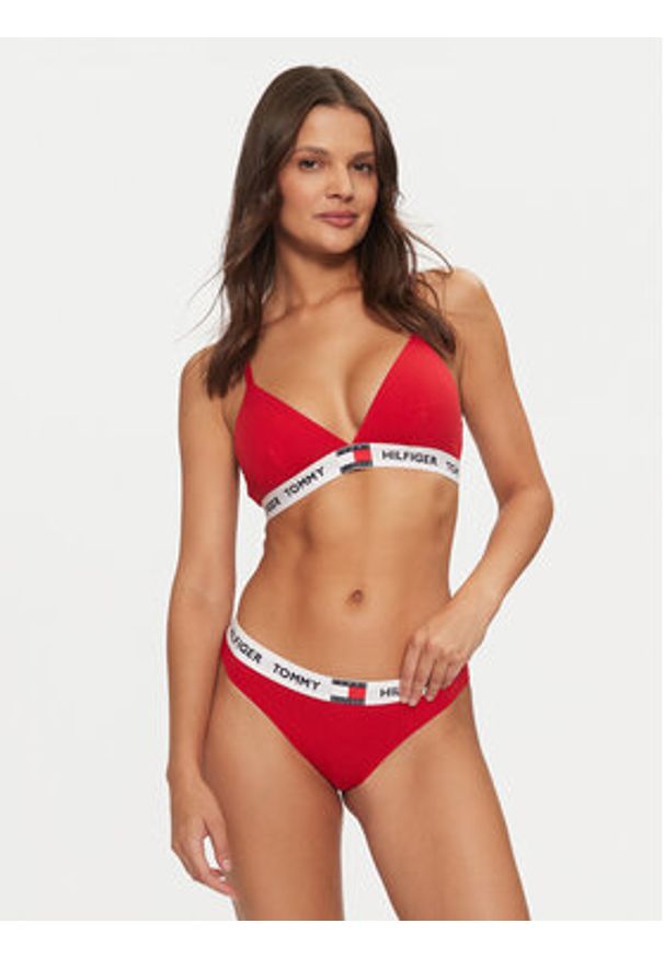 TOMMY HILFIGER - Tommy Hilfiger Biustonosz braletka UW0UW05607 Czerwony. Kolor: czerwony. Materiał: bawełna
