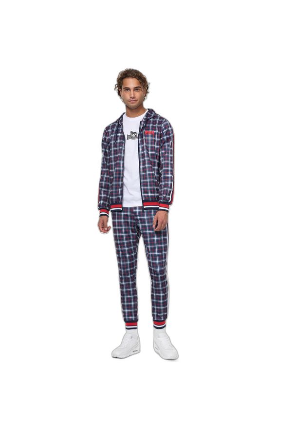 Dres Lonsdale Orbost. Kolor: niebieski. Materiał: dresówka
