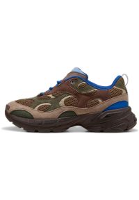 Buty Puma Velophasis Nu Kidsuper Totally, Kobiety. Kolor: brązowy. Materiał: syntetyk, materiał. Sport: turystyka piesza