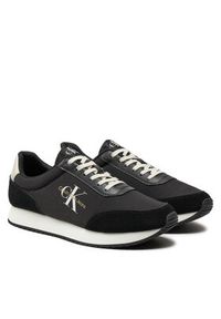 Calvin Klein Jeans Sneakersy Retro Runner Low Mix Mtl YM0YM01032 Czarny. Kolor: czarny #3