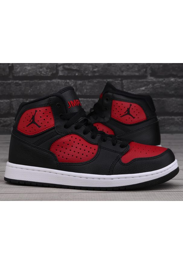 Jordan - Buty męskie sneakersy sportowe Nike JORDAN ACCESS. Kolor: czerwony, czarny, wielokolorowy