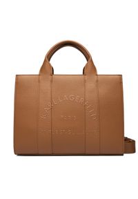 Karl Lagerfeld - KARL LAGERFELD Torebka A4W30264 Brązowy. Kolor: brązowy. Materiał: skórzane