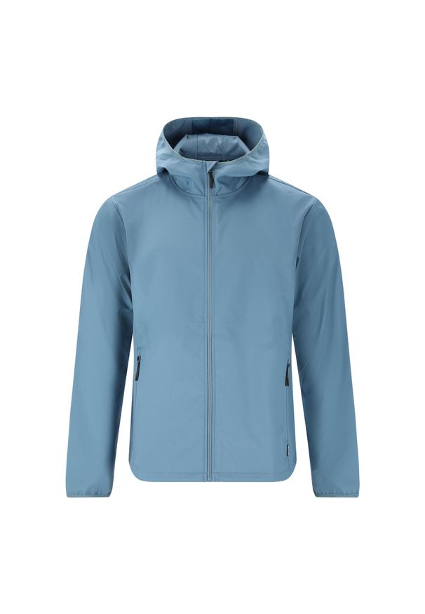 Windbreaker Whistler Luango. Kolor: niebieski. Materiał: softshell. Sport: turystyka piesza