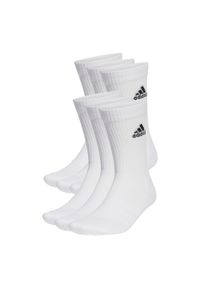 Adidas - Cushioned Sportswear Crew Socks 6 Pairs. Kolor: biały, czarny, wielokolorowy. Materiał: materiał