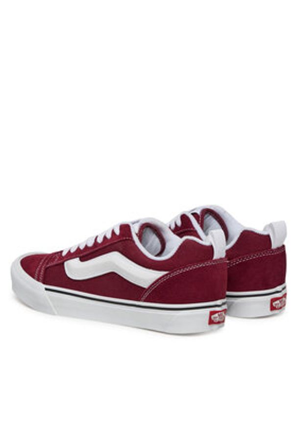 Vans Tenisówki Knu Skool VN000D22ZCF1 Bordowy. Kolor: czerwony. Materiał: materiał