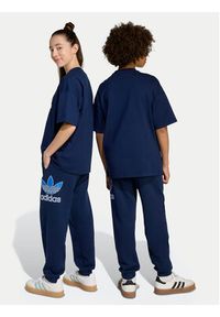Adidas - adidas Spodnie dresowe Big Logo Execution JV8577 Granatowy Loose Fit. Kolor: niebieski. Materiał: bawełna #8