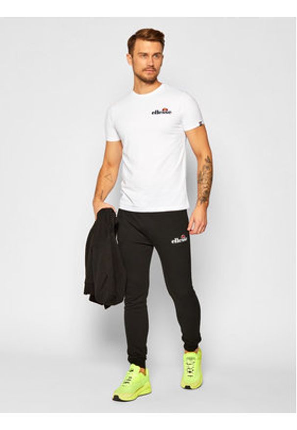 Ellesse T-Shirt Voodoo SHB06835 Biały Regular Fit. Kolor: biały. Materiał: bawełna