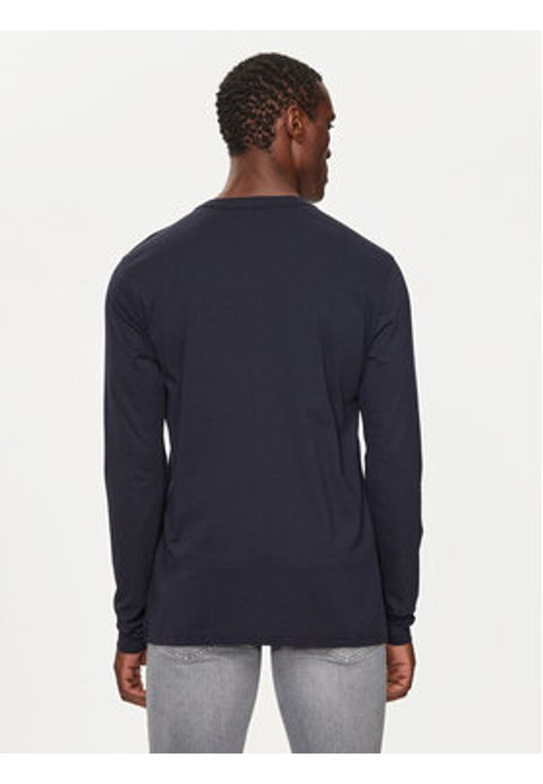 TOMMY HILFIGER - Tommy Hilfiger Longsleeve UM0UM02984 Granatowy Regular Fit. Kolor: niebieski. Materiał: bawełna. Długość rękawa: długi rękaw