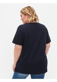 Zizzi T-Shirt V50220A Niebieski Regular Fit. Kolor: niebieski. Materiał: bawełna #2