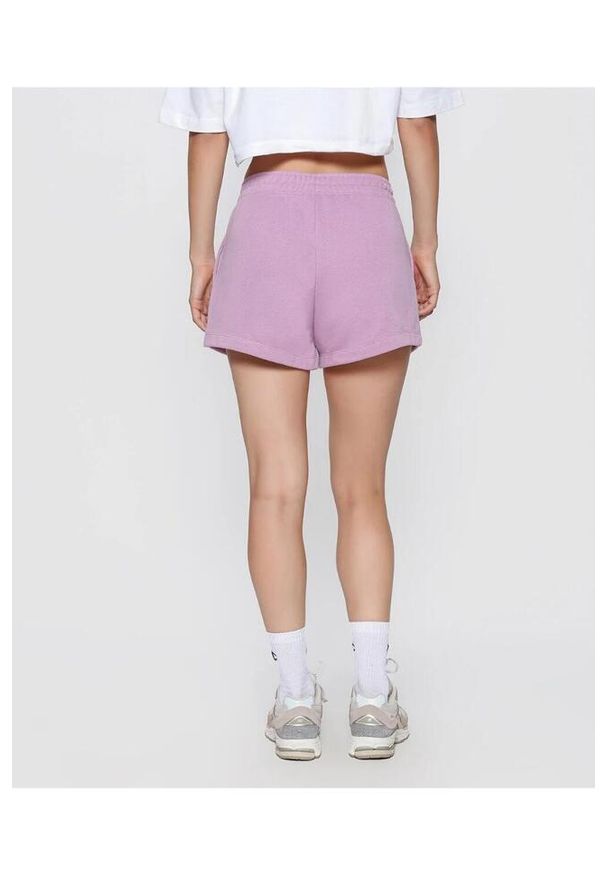 Spodenki sportowe damskie Champion Shorts. Kolor: fioletowy. Materiał: bawełna, poliester. Długość: krótkie