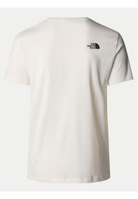 The North Face T-Shirt Foundation Coordinates NF0A882Z Écru Regular Fit. Materiał: syntetyk, bawełna #3