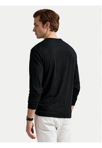Polo Ralph Lauren Longsleeve 710981783001 Czarny Regular Fit. Typ kołnierza: polo. Kolor: czarny. Materiał: bawełna. Długość rękawa: długi rękaw #4