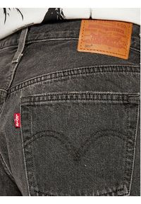 Levi's® Szorty jeansowe 501 High Rise 56327-0070 Czarny Regular Fit. Kolor: czarny. Materiał: jeans, bawełna #3