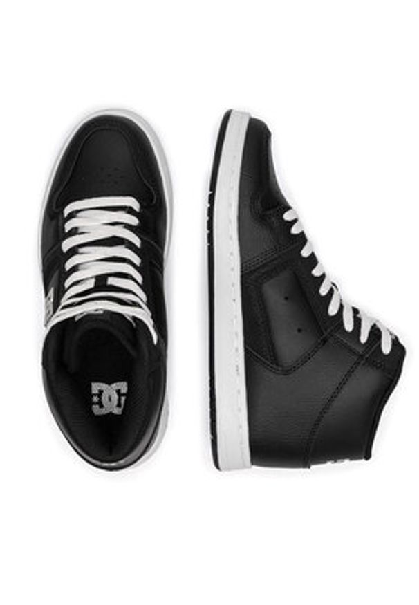 DC Sneakersy MANTECA 4 HI ADJS100164-BS2 Czarny. Kolor: czarny. Materiał: skóra