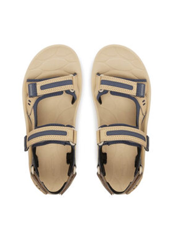 Merrell Sandały Huntington Sport Convert J038488 Beżowy. Kolor: beżowy. Materiał: skóra