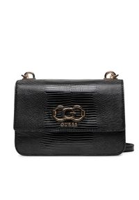 Guess Torebka Salinge HWKG96 24200 Czarny. Kolor: czarny. Materiał: skórzane