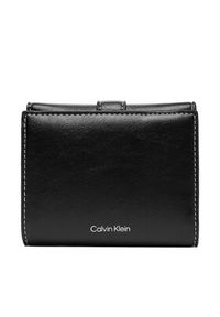 Calvin Klein Portfel Buckle 2 In 1 Wallet LV04F1168G Czarny. Kolor: czarny. Materiał: skóra #4