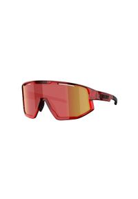 BLIZ - Okulary przeciwsłoneczne rowerowe dla dorosłych Bliz Fusion Transparent Red. Kolor: czerwony