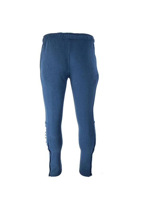 Spodnie Joma Street, Mężczyźni. Kolor: niebieski. Materiał: materiał, bawełna. Sport: piłka nożna