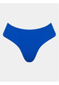 Calvin Klein Swimwear Dół od bikini KW0KW02046 Niebieski. Kolor: niebieski. Materiał: syntetyk #5