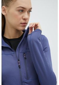 Marmot bluza sportowa Preon damska kolor granatowy z kapturem gładka. Typ kołnierza: kaptur. Kolor: niebieski. Materiał: polar, skóra, materiał, włókno. Wzór: gładki. Styl: sportowy #3