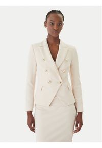 Rinascimento Marynarka CFC0128639003 Beżowy Regular Fit. Kolor: beżowy. Materiał: syntetyk #1